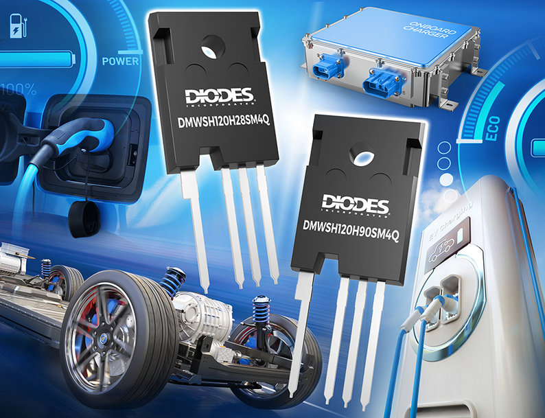 Automotive-Compliant Silicon Carbide MOSFETs from Diodes Incorporated Enhance Automotive Subsystems Efficiency